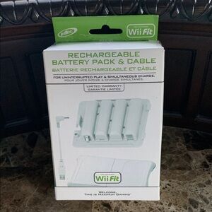 Rechargeable Battery Pack & Cable for Nintendo Wii Fit Balance Board